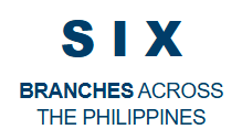 6+ branches across philippines